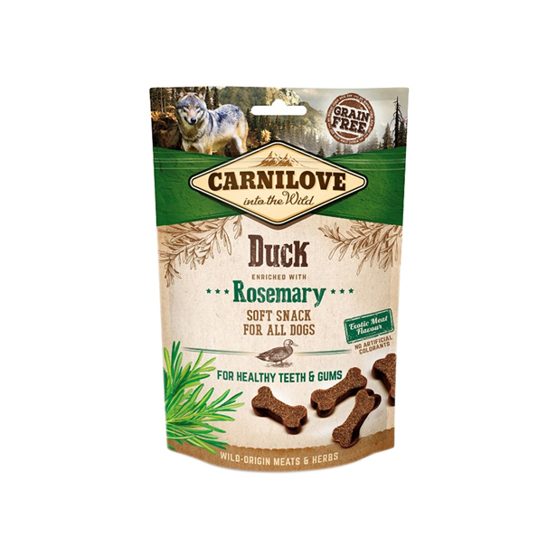 Carnilove Soft Snack Eend / Rozemarijn 200 gram