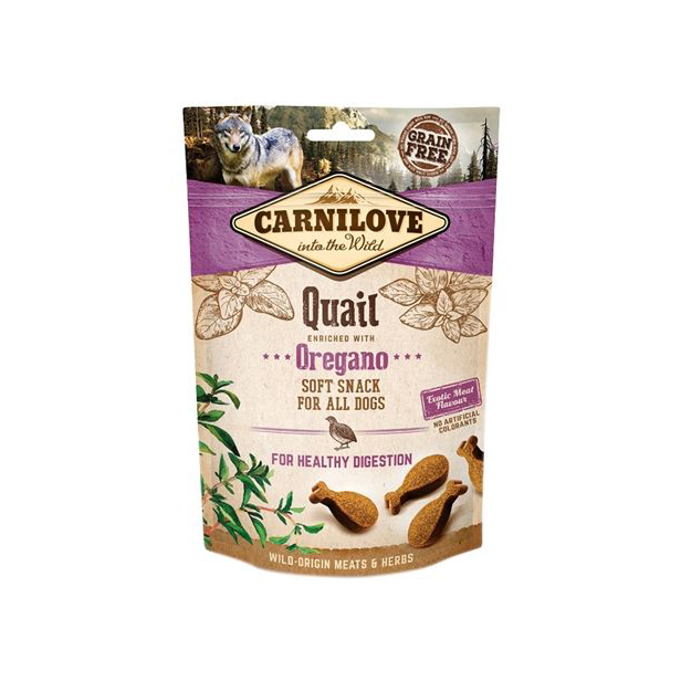 Carnilove Soft Snack Kwartel / Oregano 200 gram