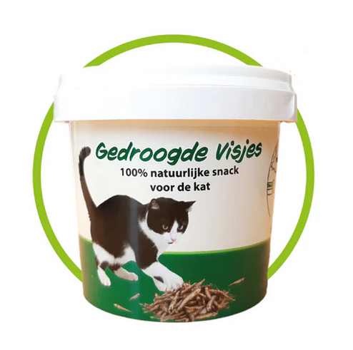 Gedroogde visjes – pure natuurlijke snack voor de Kat